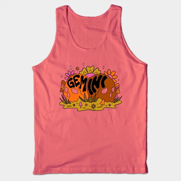 Gemini Skull Tank Top by Doodle by Meg